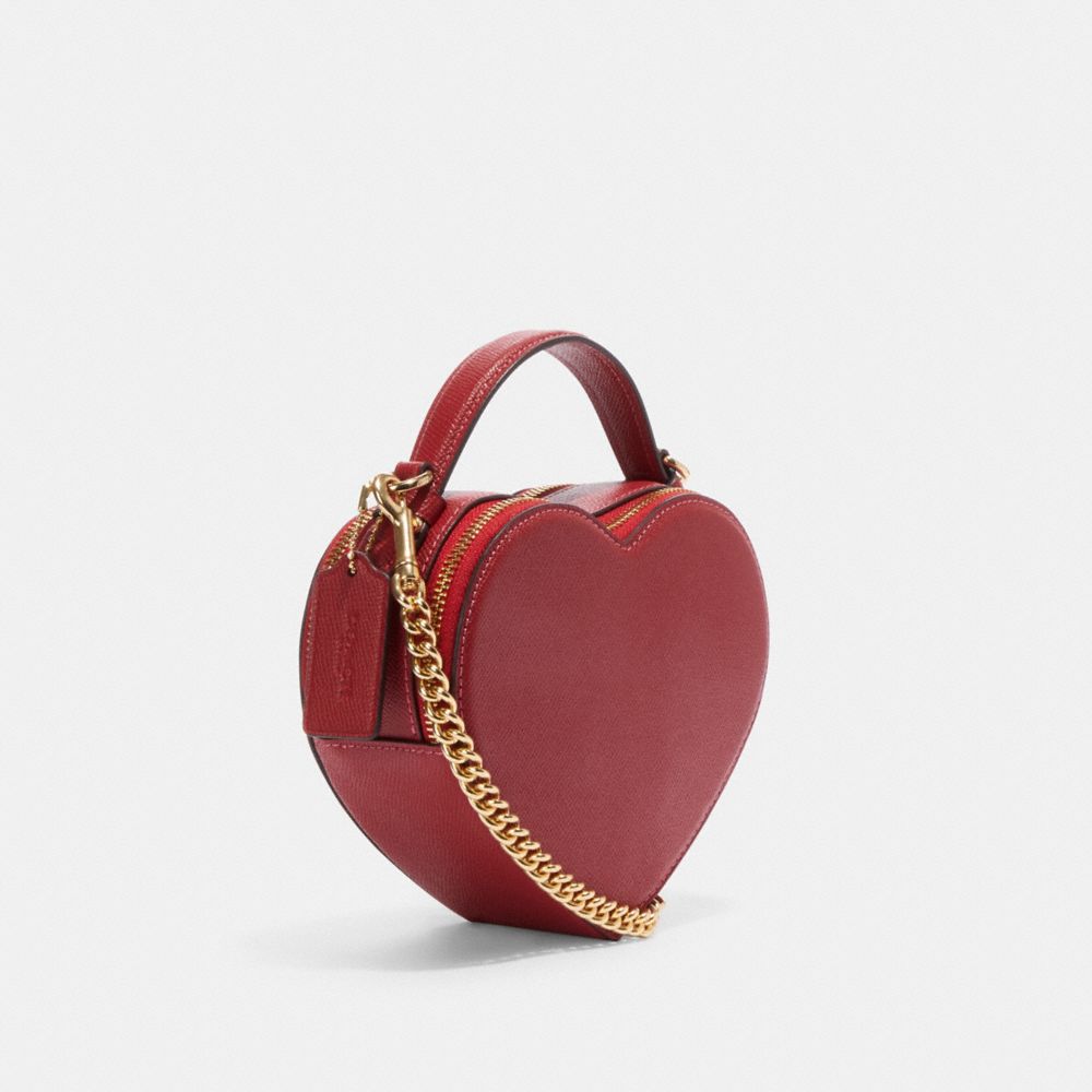 COACH®,Heart Crossbody,,Angle View