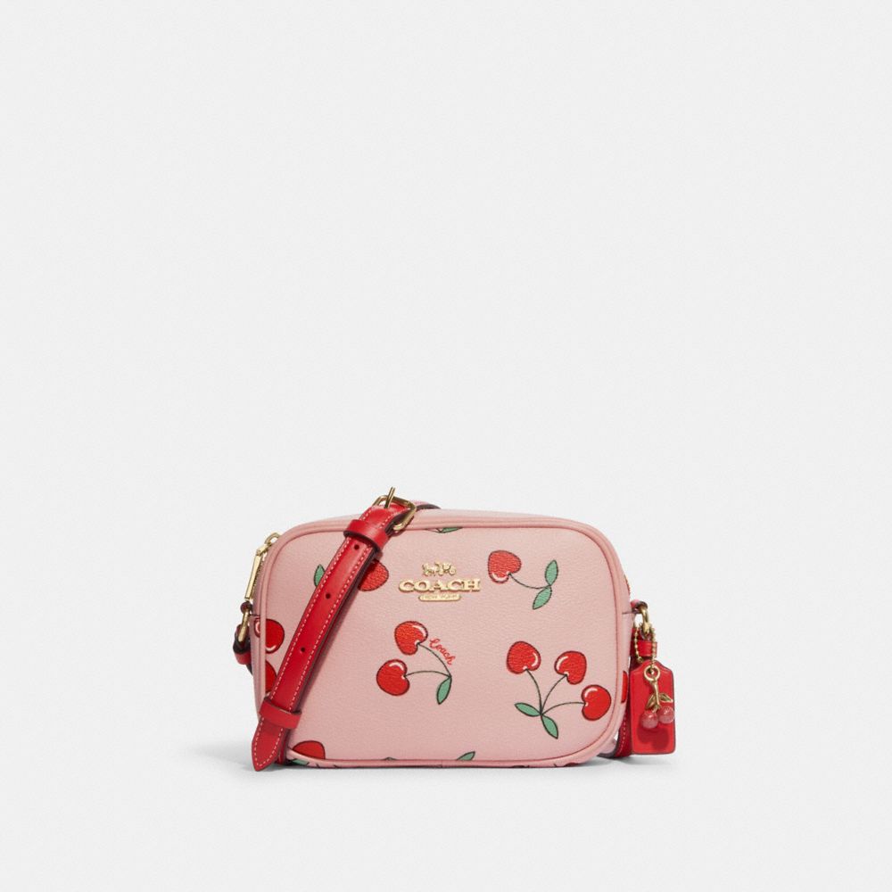 COACH®  Mini Jamie Camera Bag With Heart Cherry Print