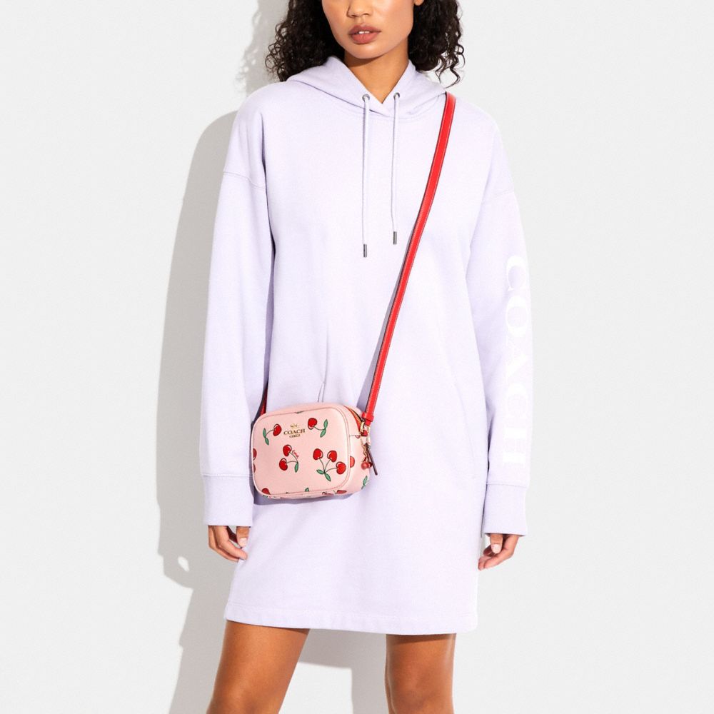 COACH®,Mini Jamie Camera Bag With Heart Cherry Print,,Detail View