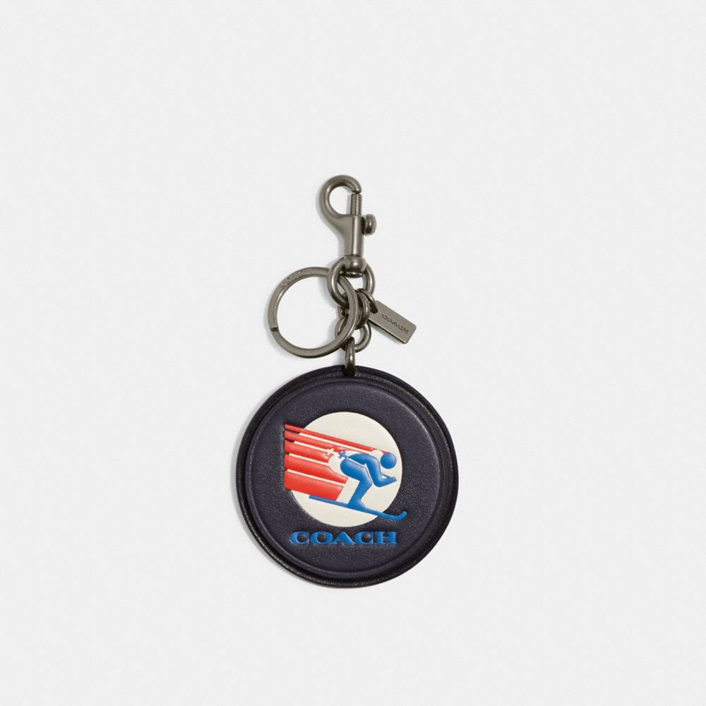 Shelby Racing Round Metal Keychain