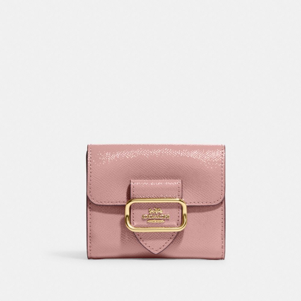 Coach Leather Wristlet Dusty Pink