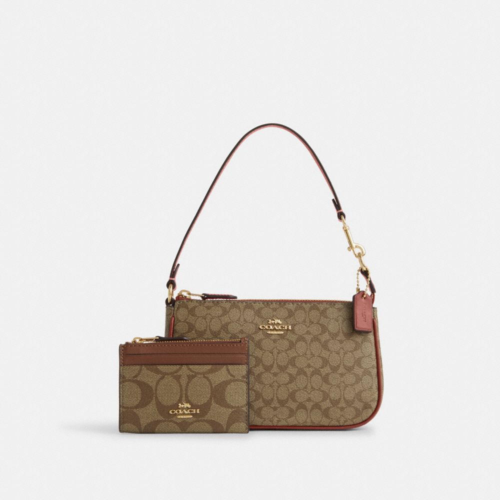 Coach Outlet Nolita 19 In Blocked Signature Canvas