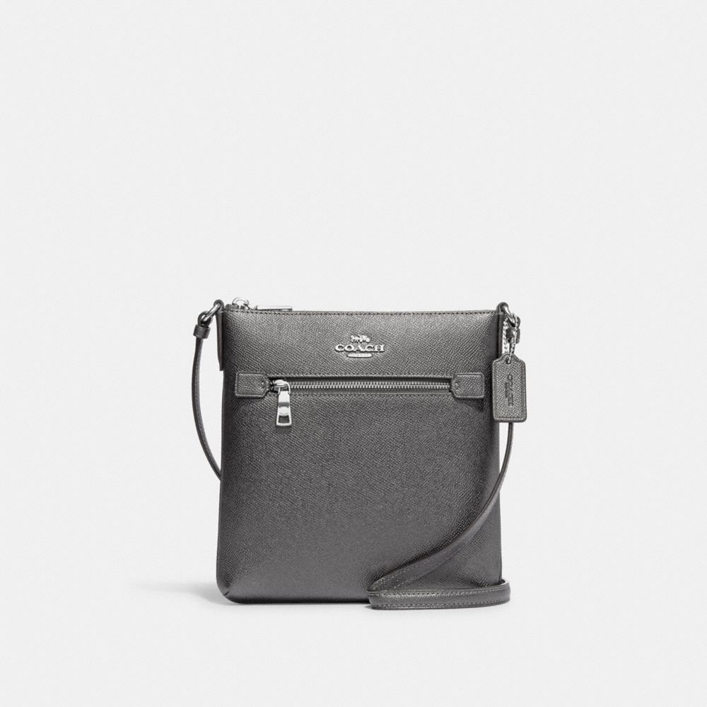 Coach Outlet Mini Rowan File Bag in Gray