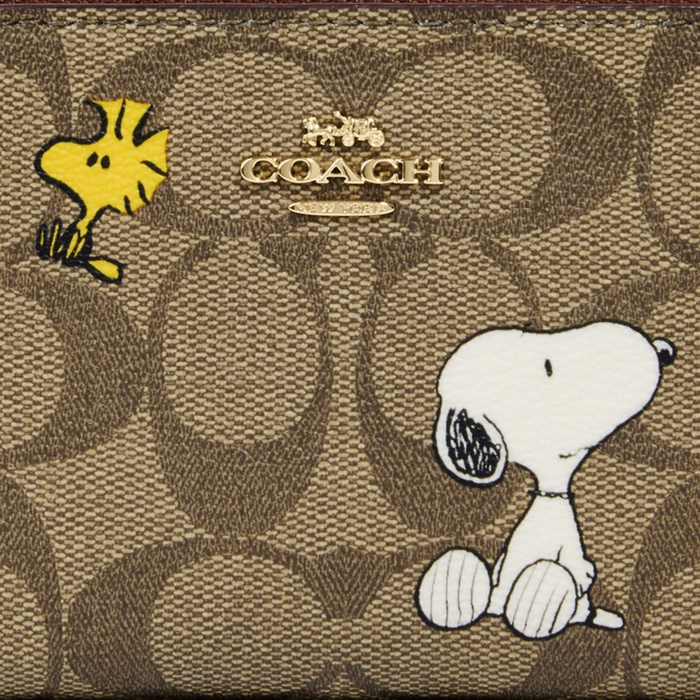 COACH X PEANUTS】コーチコラボ・スヌーピー ウッドストック内側に ...