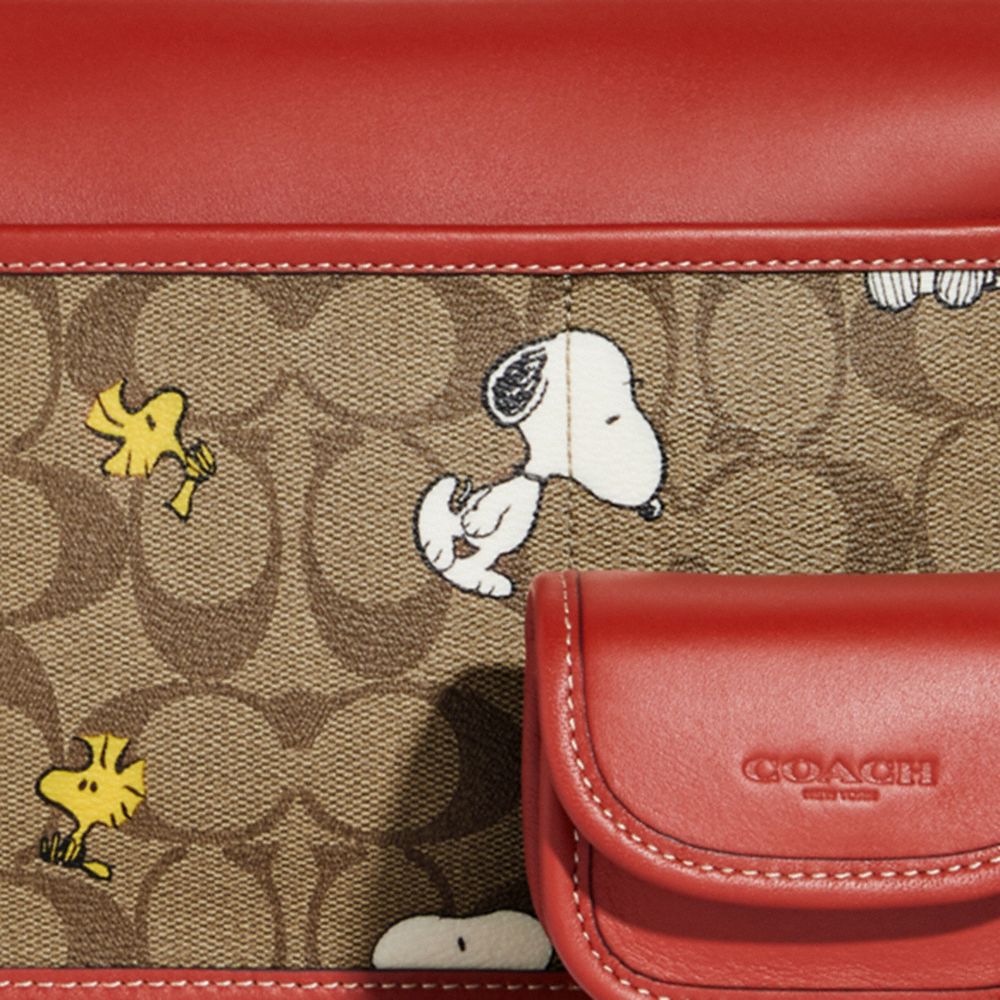 COACH X PEANUTS ヘリテージクロスボディ スヌーピーコーチバッグCE709