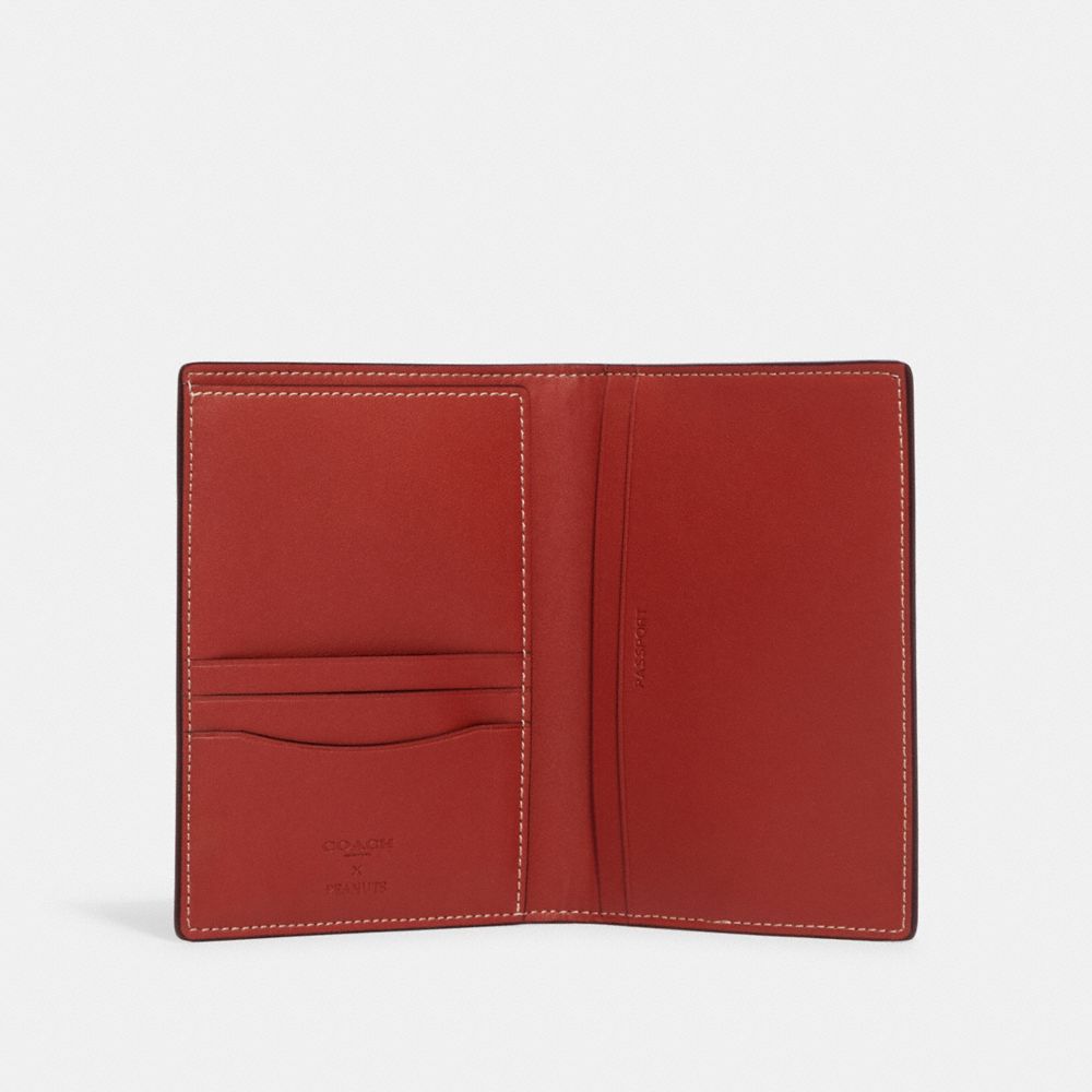 Coach passport holder discount women's