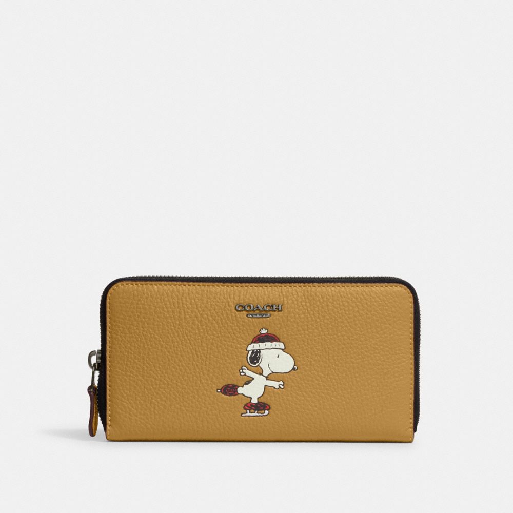 最新作 COACH X PEANUTS☆日本限定 折り財布 新品 スヌーピー - 折り財布