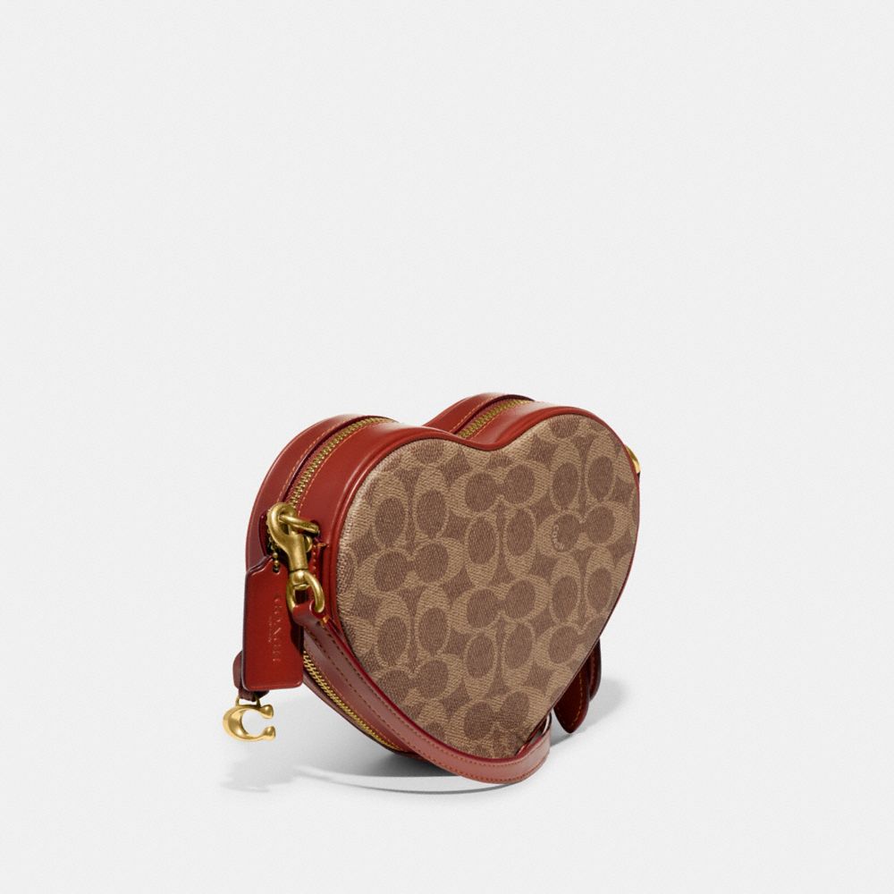 COACH®  Heart Bag In Signature Leather