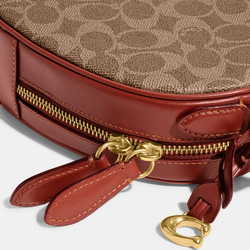 COACH®  Heart Bag In Signature Leather