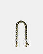 COACH®,LINK CHAIN STRAP,Metal,Brass/Pewter,Front View