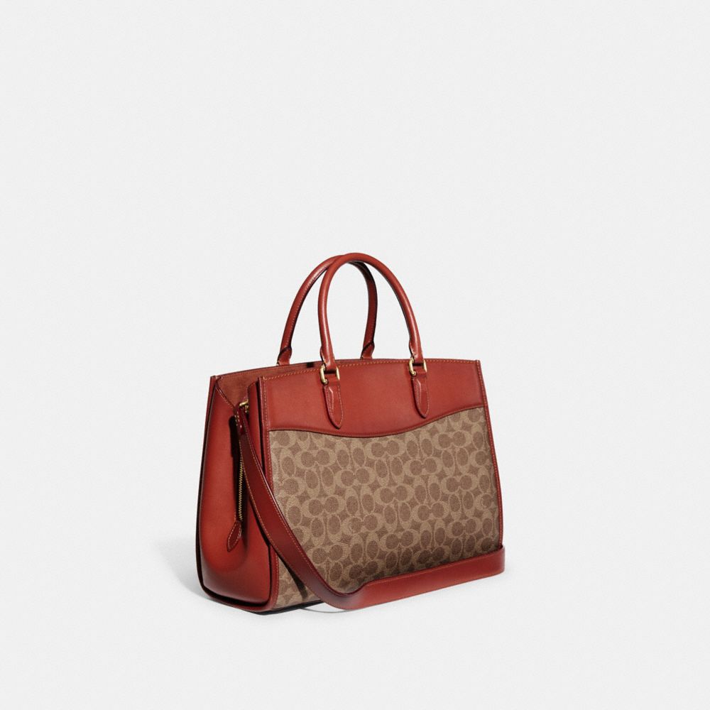 Gucci Brown Multi Canvas & Leather Handbags