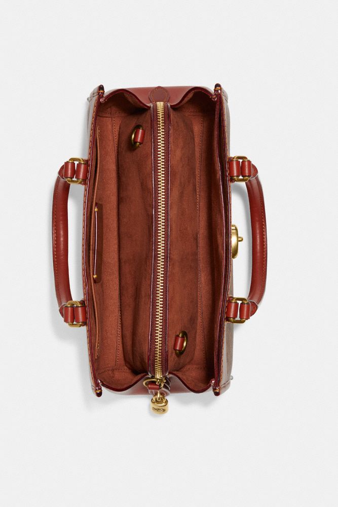 COACH®,Brooke Carryall Bag 28 In Signature Canvas,,Inside View,Top View