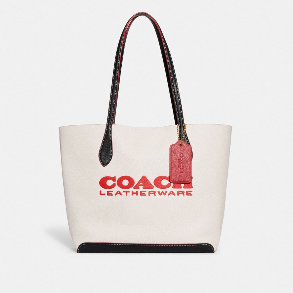 COACH®,Kia Tote In Colorblock,,Front View