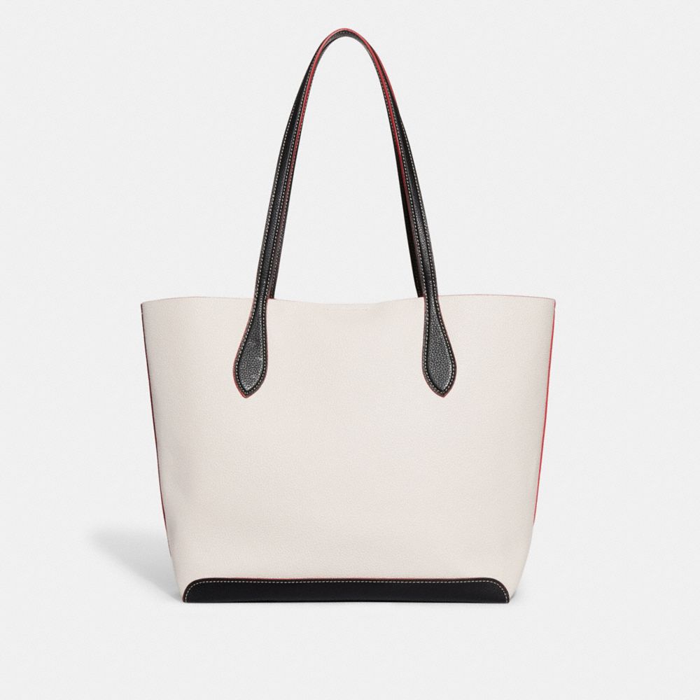 COACH®,Kia Tote In Colorblock,,Back View