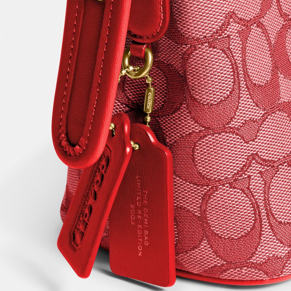 COACH®,Demi Bag In Signature Jacquard,,Closer View