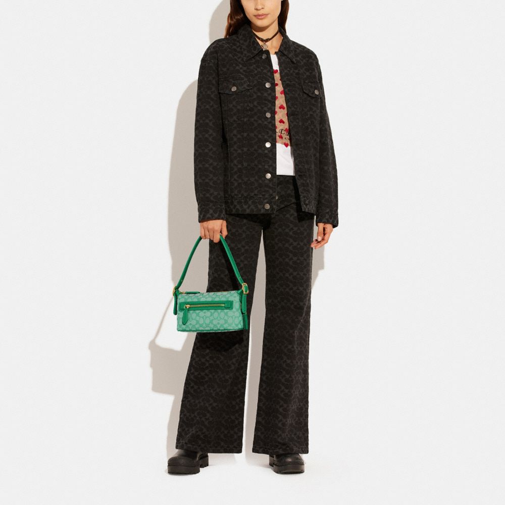 COACH®,Demi Bag In Signature Jacquard,,Detail View