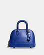 COACH®,REVEL BAG 24,Glovetanned Leather,Medium,Silver/Sport Blue,Front View