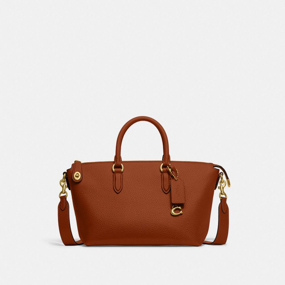 COACH®,Cara Satchel Bag,,Front View