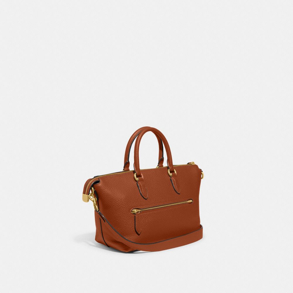 COACH®,Cara Satchel Bag,,Angle View