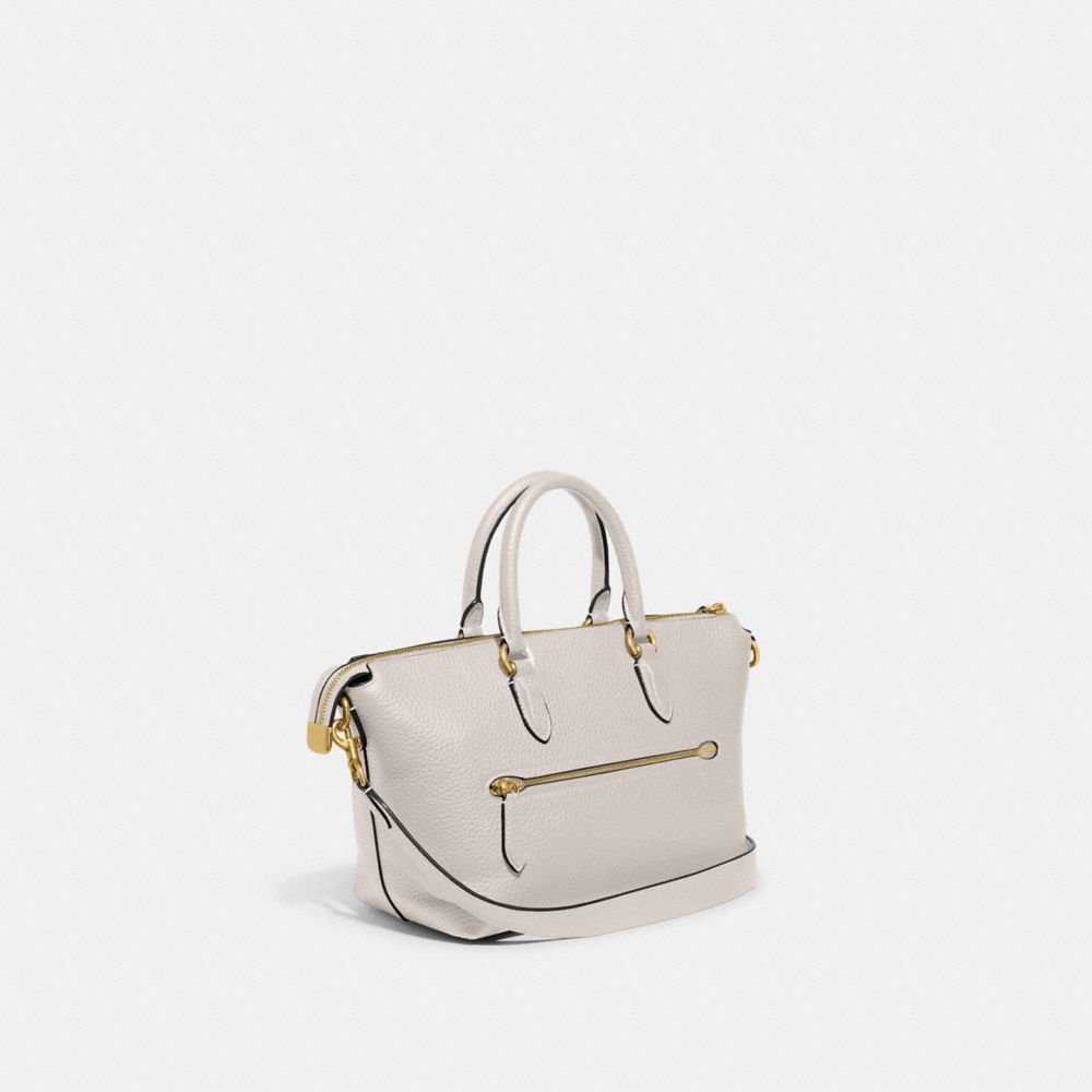 Coach white leather discount crossbody