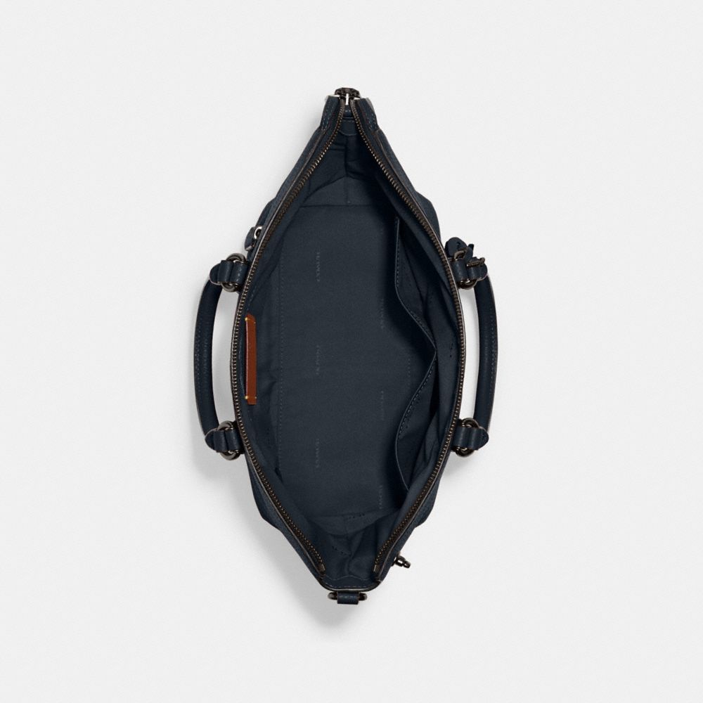 COACH®,Cara Satchel Bag,,Inside View,Top View