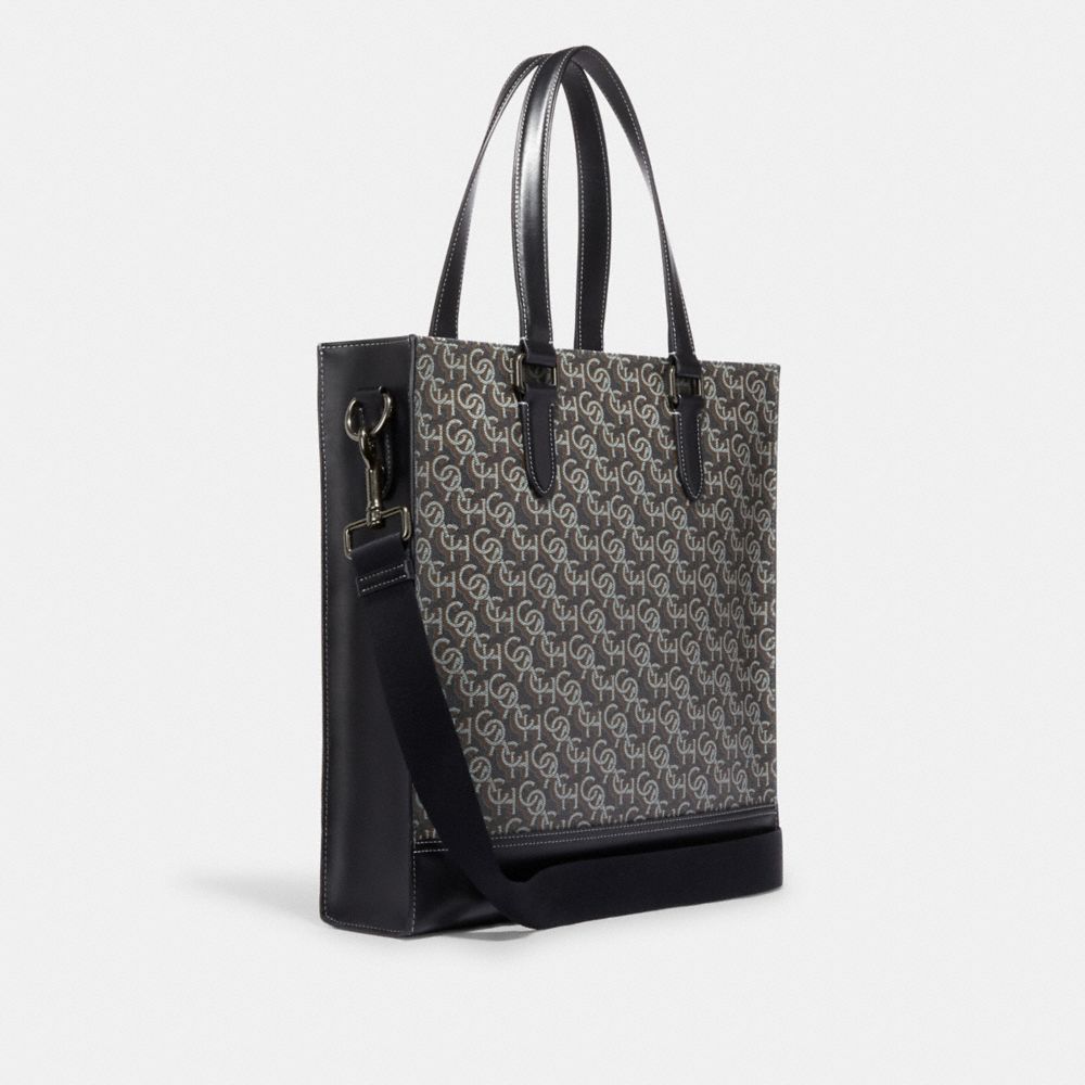 COACH® | Graham Structured Tote With Coach Monogram Print