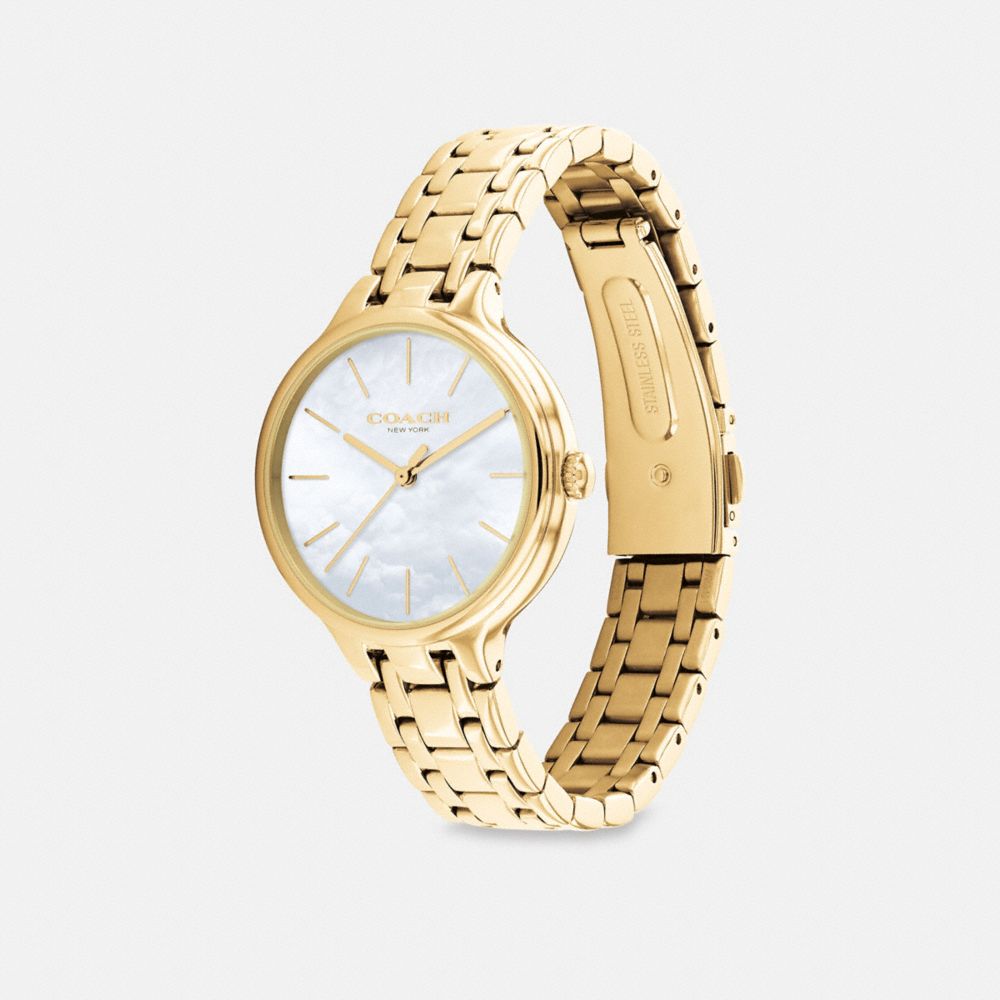 Coach women's gold watches sale