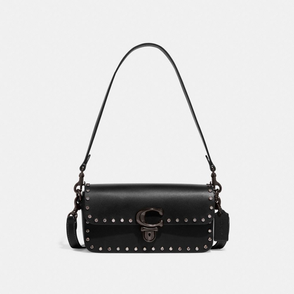 COACH®,Studio Bag 20 With Crystal Rivets,,Front View
