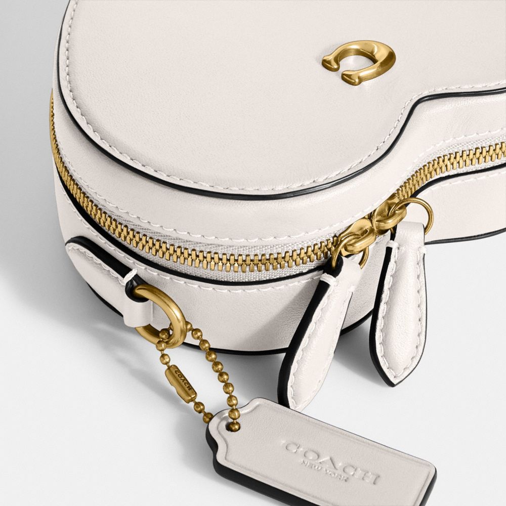 COACH®  Heart Crossbody In Signature Canvas