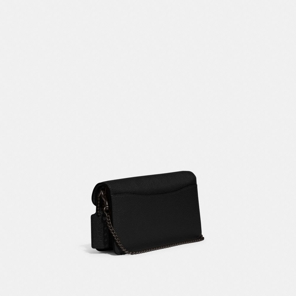 Matte black coach discount purse