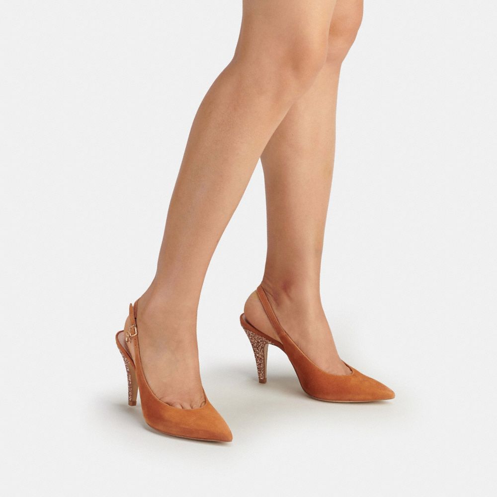 Sutton Slingback Pump With Recycled Glitter