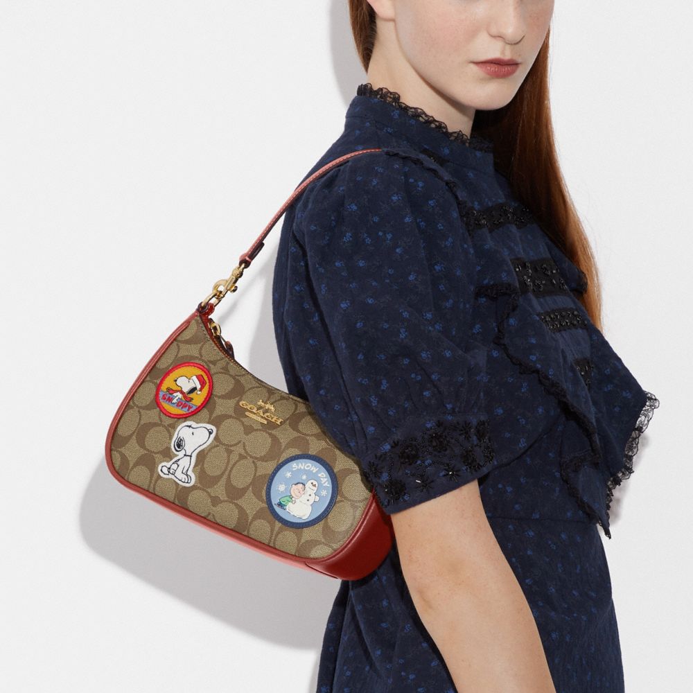 COACH®  Disney X Coach Teri Shoulder Bag In Signature Jacquard