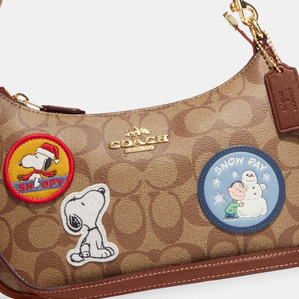 COACH®  Disney X Coach Teri Shoulder Bag In Signature Jacquard