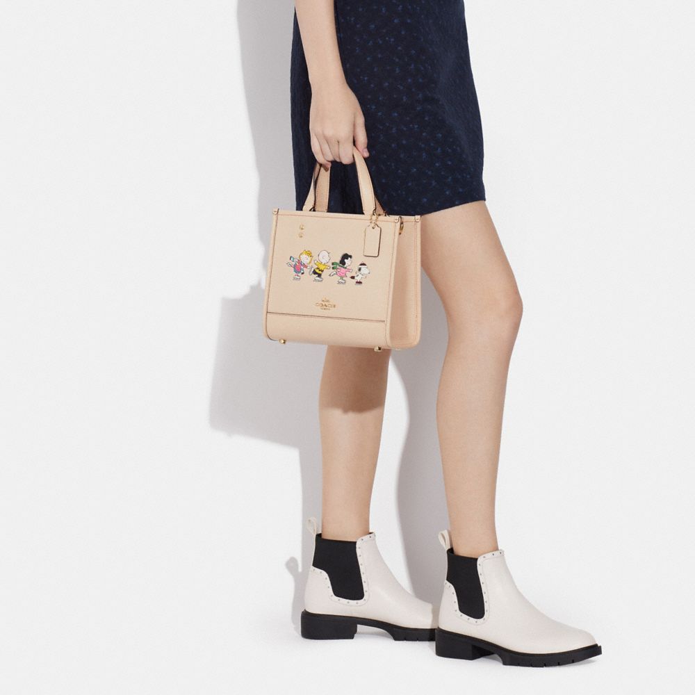 COACH® | Coach X Peanuts Dempsey Tote 22 With Snoopy And