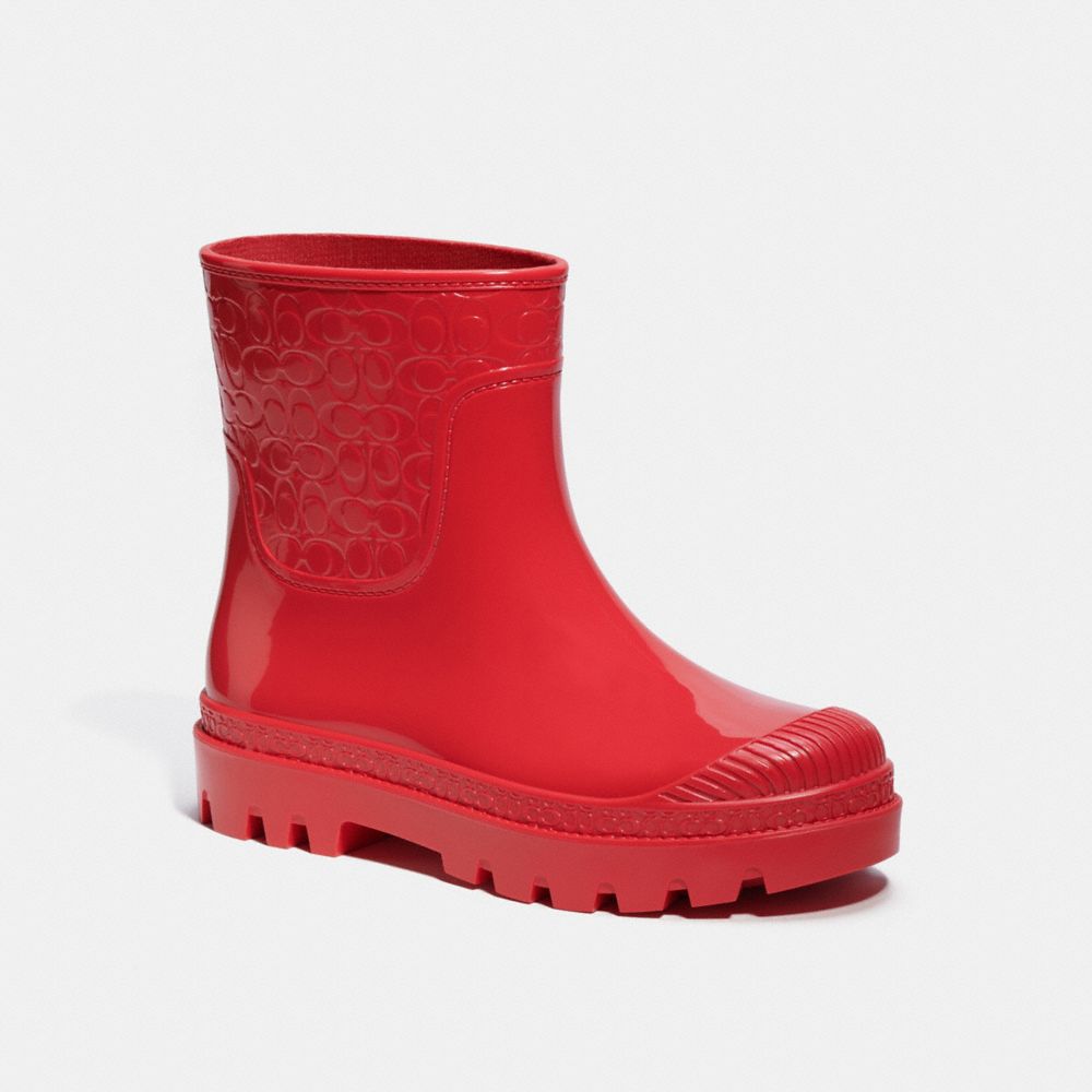 Coach short 2025 rain boots