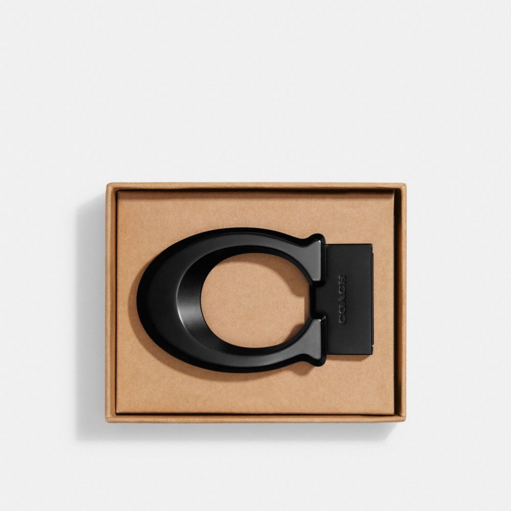 COACH®  Boxed Sculpted Signature Belt Buckle