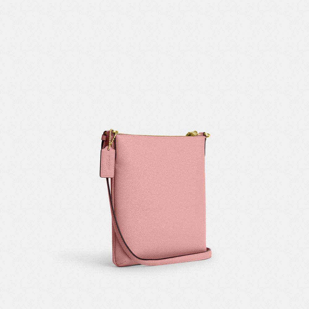 COACH Women's Rowan File Bag in Crossgrain Leather IN Light Pink 
