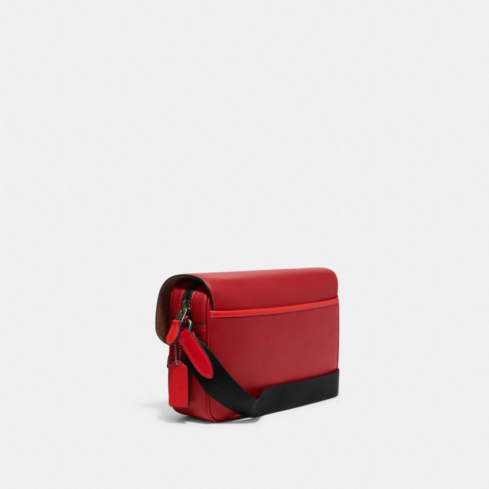 Coach Multi Color Signature C Satin F15187 Shoulder Handbag Purse