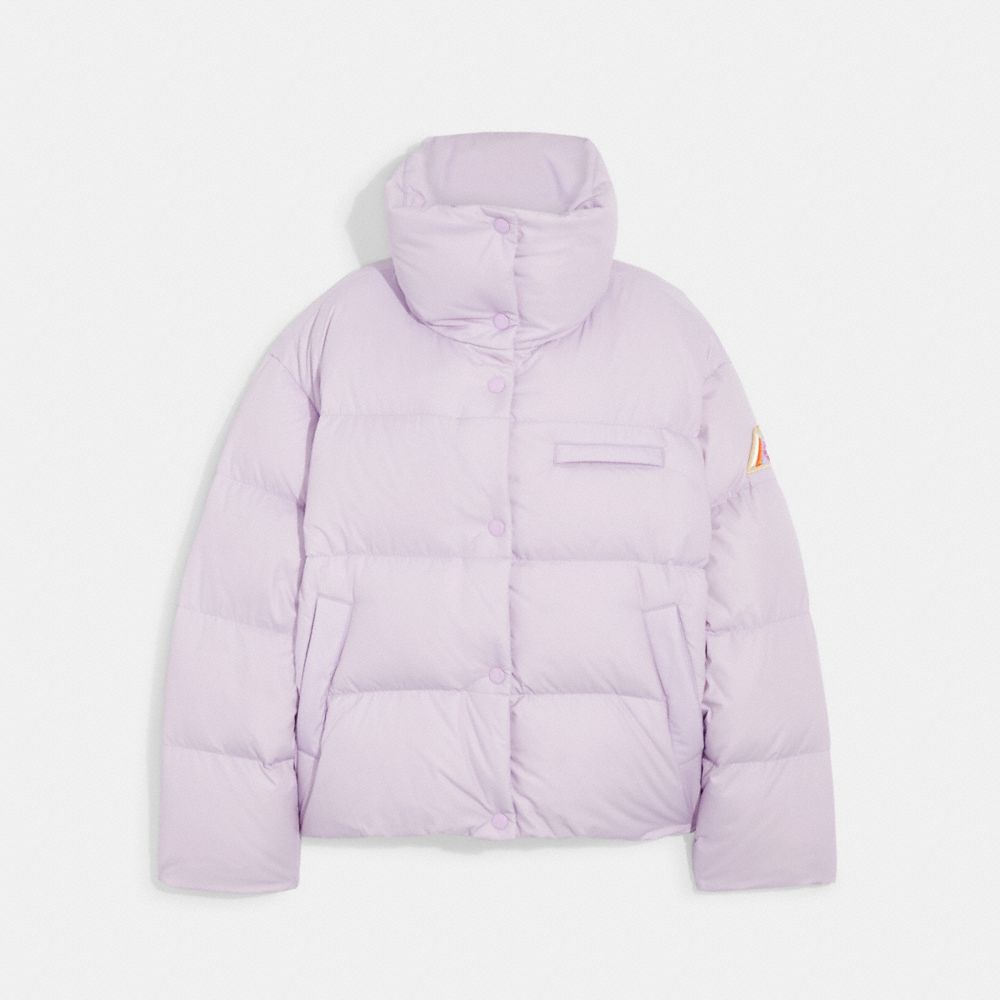 coach puffer jacket women's