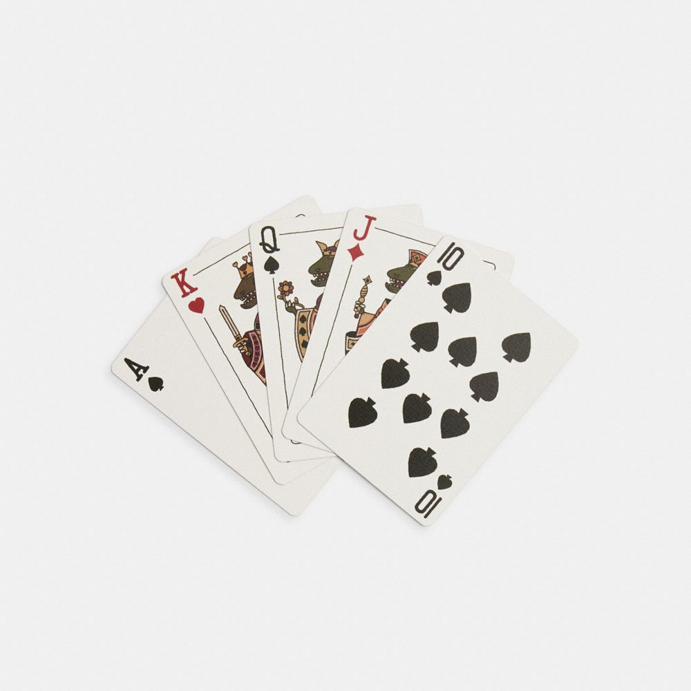 COACH®,Signature Playing Cards,,Front View