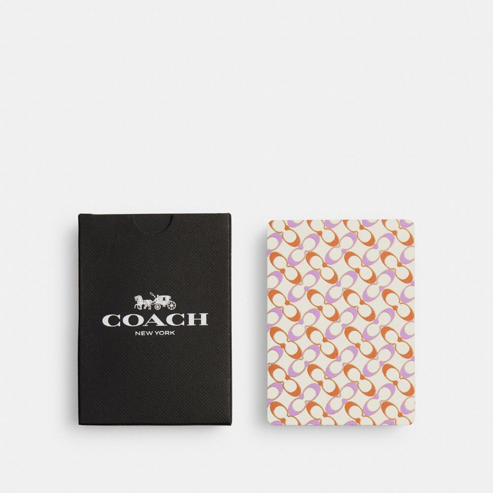 COACH®,Signature Playing Cards,,Front View