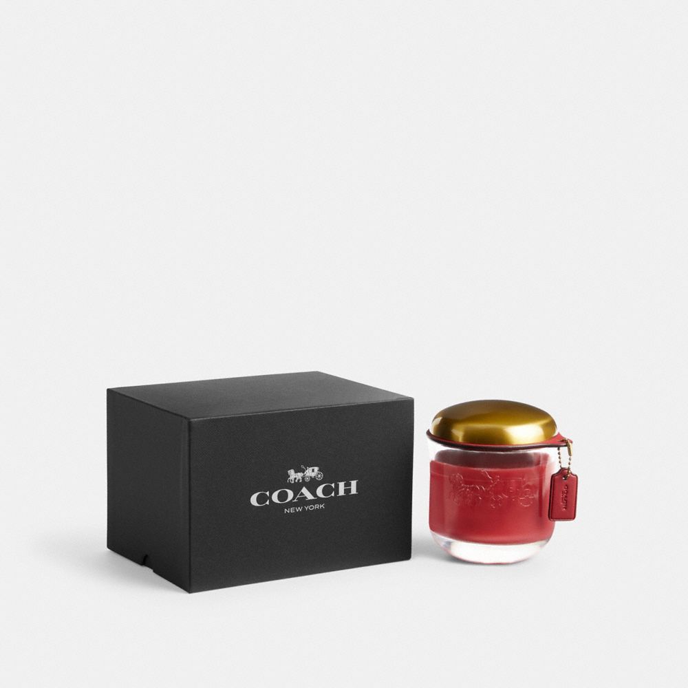 COACH®,COACH HOLIDAY CANDLE,1941 Red Multi,Front View