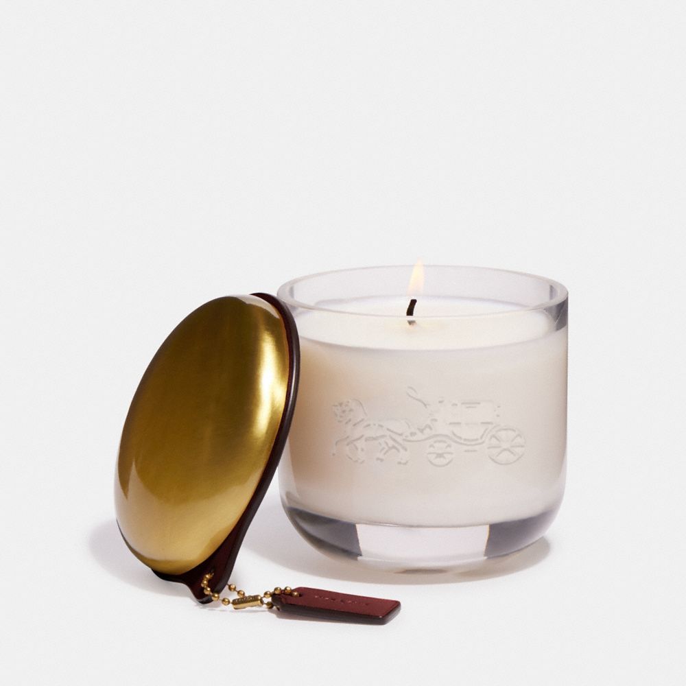 Coach Boxed Glass Candle in Multi