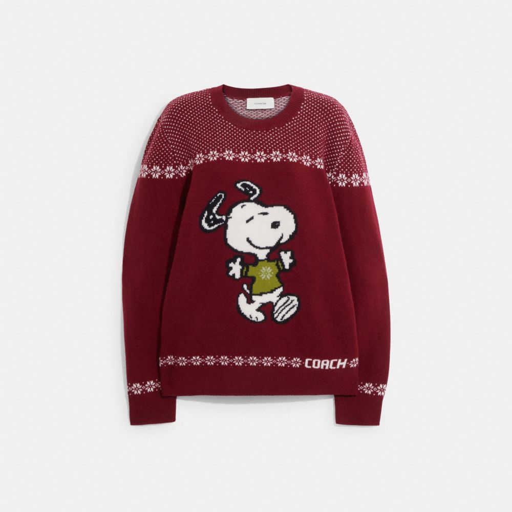 全国送料無料 COACH×PEANUTS スヌーピー セーター - トップス