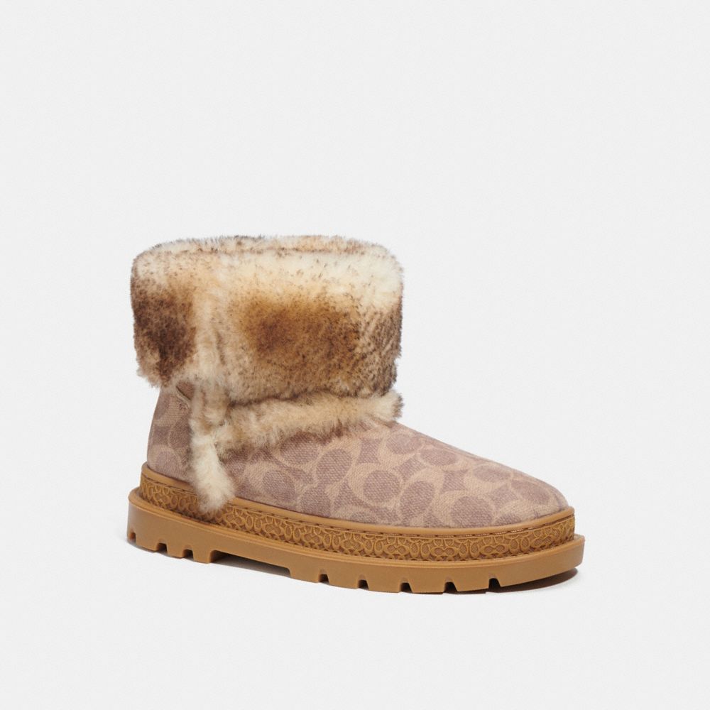 Coach discount shearling boots