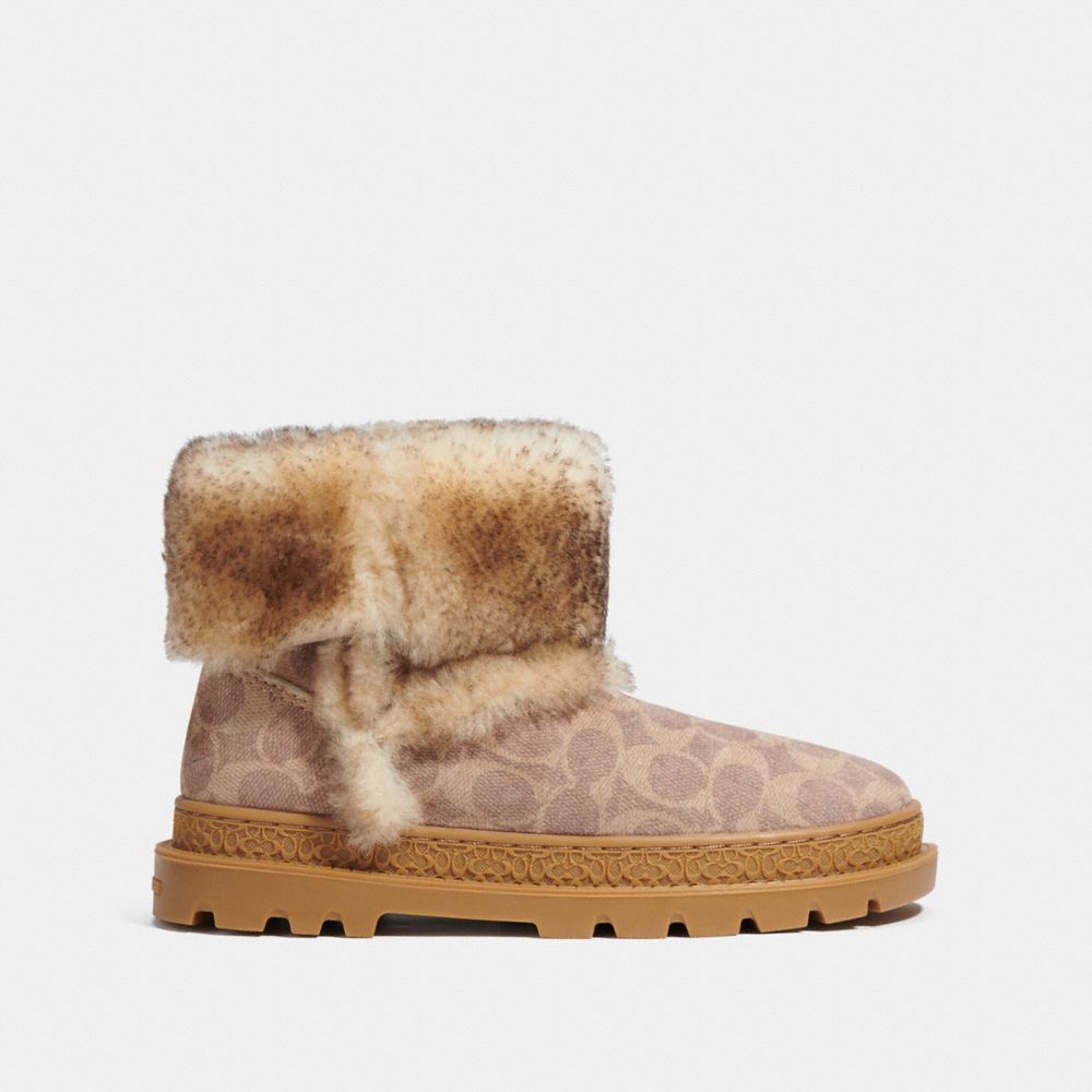 Kalla crochet genuine hot sale shearling boot