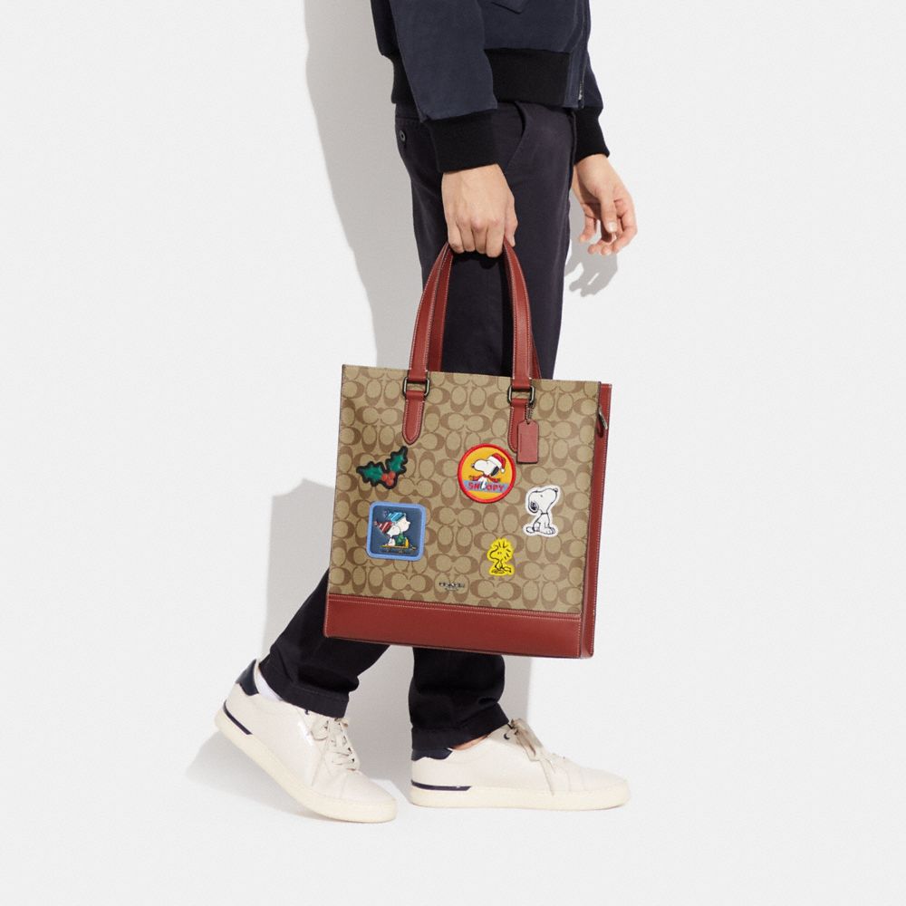 COACH®  Disney X Coach Graham Structured Tote In Signature Canvas