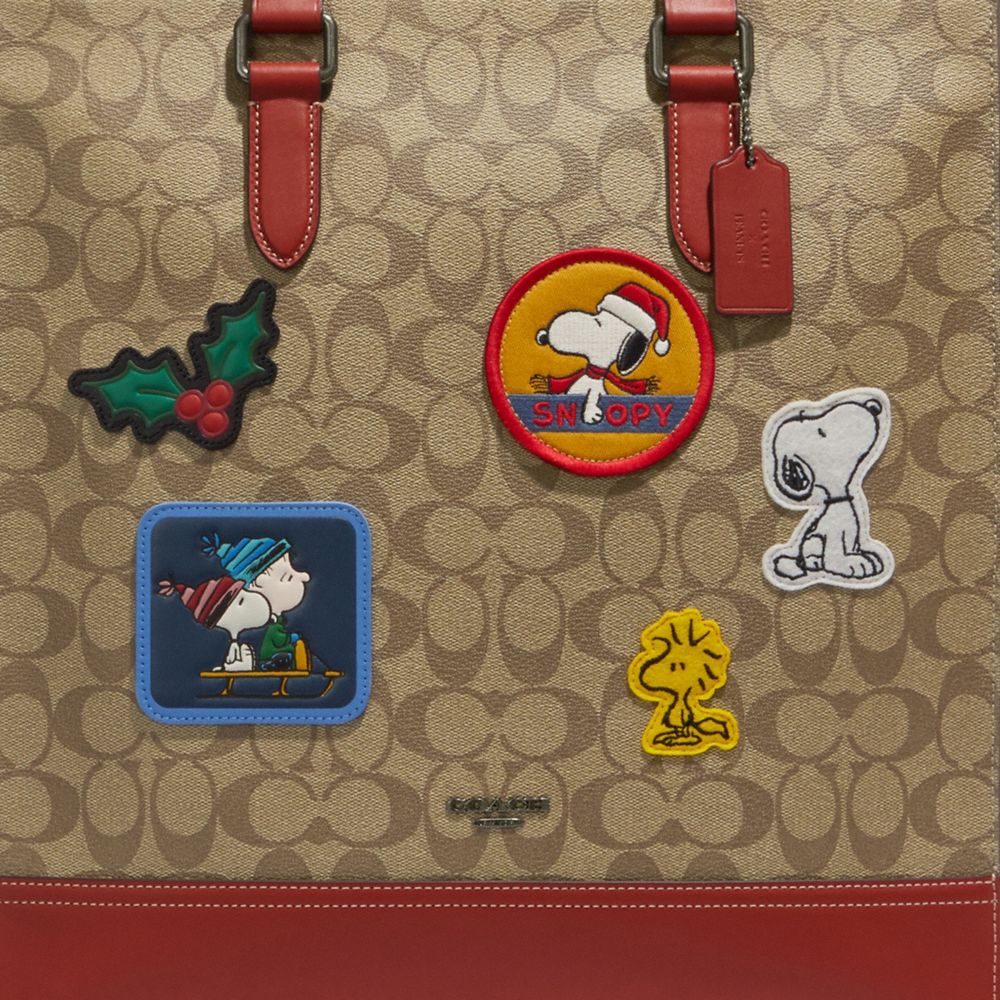 50%OFF 【COACH X PEANUTS】グラハム ストラクチャード トート トート ...