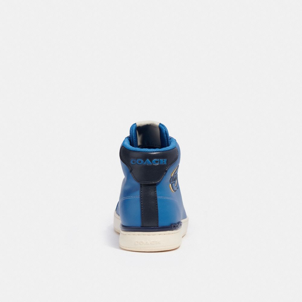 Clip High Top Sneaker With Retro Signature