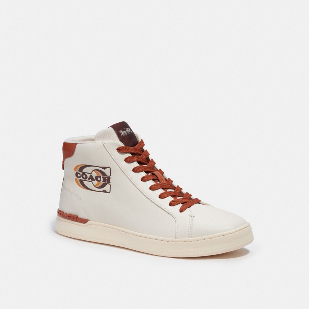 Clip High Top Sneaker With Retro Signature